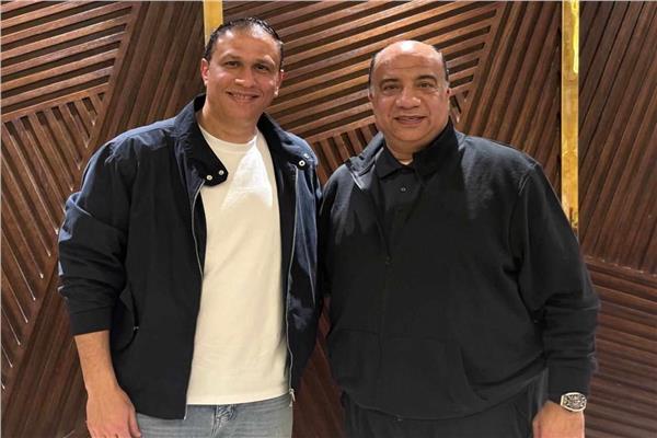 محمد مصيلحي مع مجدي عبد العاطي