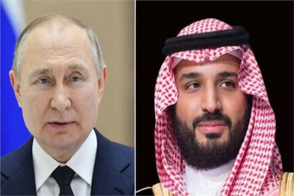 ولي العهد السعودي الأمير محمد بن سلمان والرئيس الروسي فلاديمير بوتين