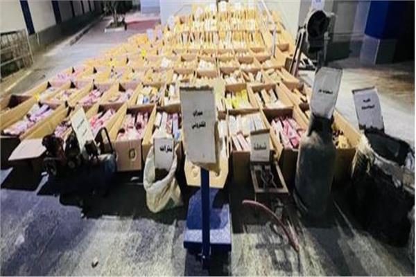 الألعاب النارية المضبوطة