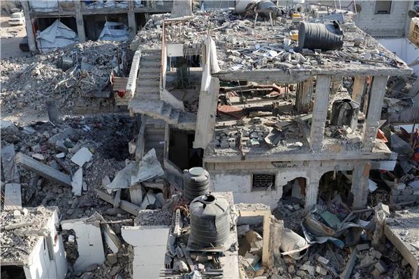 قطاع غزة المدمر