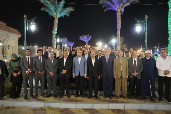 محافظ المنيا يشهد حفل الإفطار الجماعى