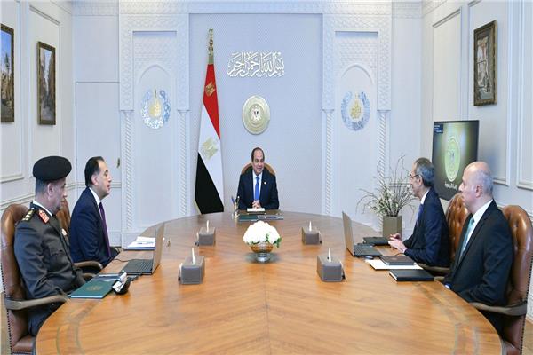 الرئيس السيسي خلال اللقاء