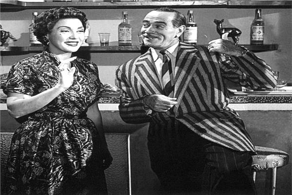 استيفان روستى و تحيه كاريوكا فى فيلم حبيبى الأسمر  1958