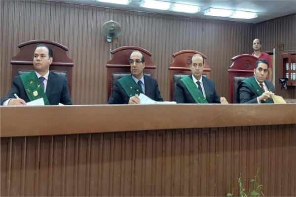هيئة المحكمة برئاسة المستشار دكتور رضا أحمد عيد