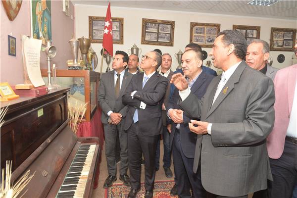 محافظ أسيوط ووزير الشباب والرياضة ووزير الخارجية والهجرة