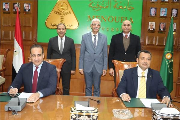 توقيع بروتوكول تعاون بين معهد الكبد القومى ومعهد الأورام