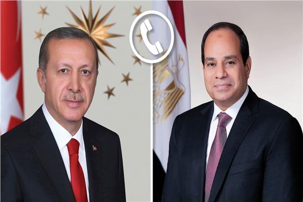 الرئيس السيسي ونظيره التركي رجب طيب أردوغان