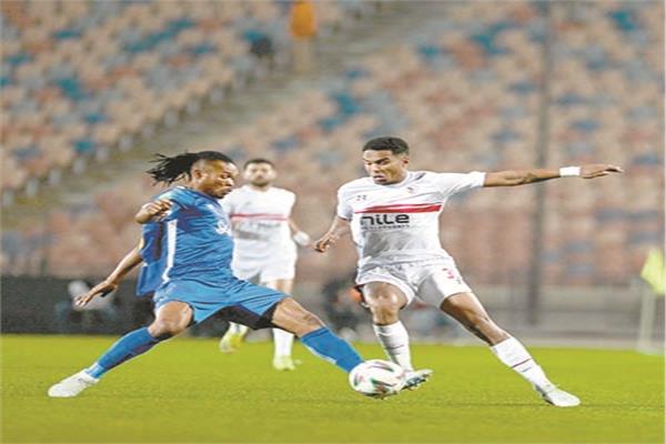 سيف الدين الجزيرى سجل هدفين ضمن ثلاثية الزمالك فى مرمى إنيمبا بالكونفيدرالية