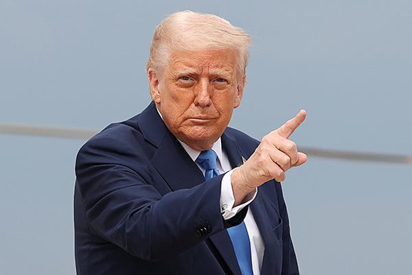 الرئيس الأمريكي دونالد ترامب
