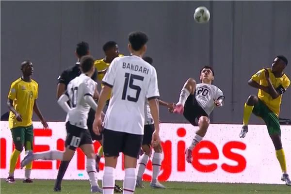 جانب من مباراة مصر وجنوب أفريقيا