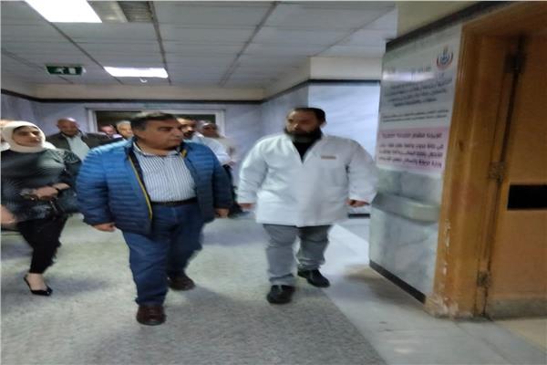 اللواء طارق مرزوق، محافظ الدقهلية خلال الجولة 
