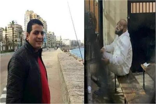  المتهم بقتل صاحب مقهى أسوان والضحية 