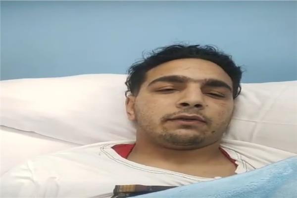 الشاب المصاب محمد ابراهيم البسطويسي