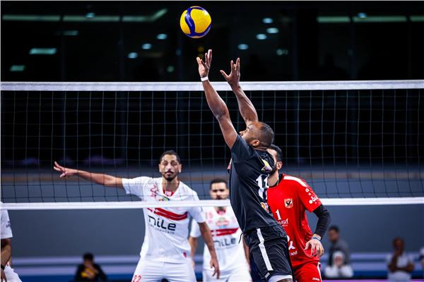 رجال طائرة الأهلي والزمالك 