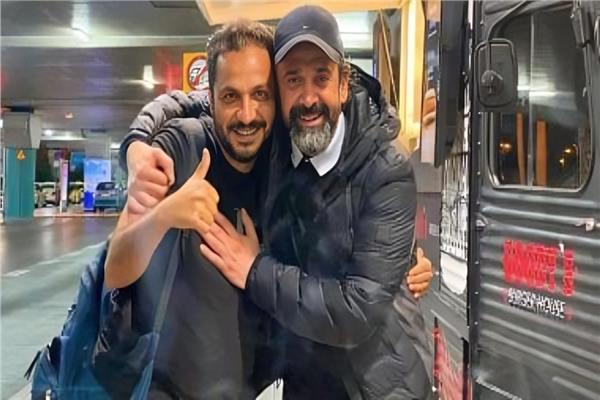 المخرج بيتر ميمى والنجم كريم عبد العزيز