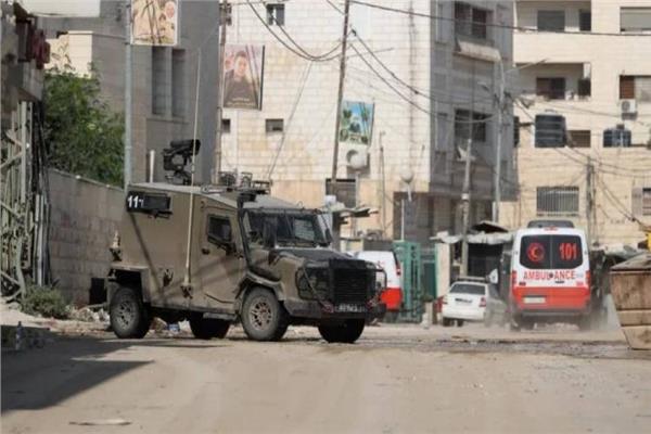 صورة أرشيفية من أمام مستشفى جنين 