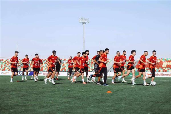جانب من مران الأهلي