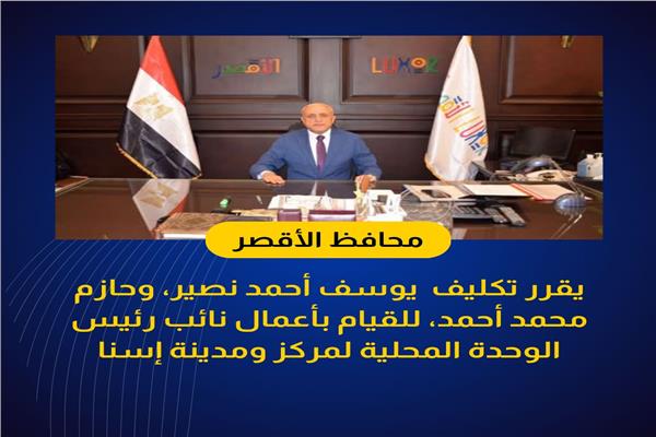 المهندس عبدالمطلب عمارة محافظ الأقصر 