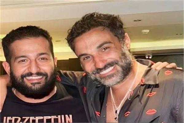  الفنان أحمد فهمي و إبراهيم الحجاج