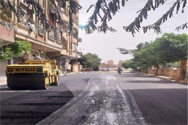 رصف وتطوير طريق المريوطية