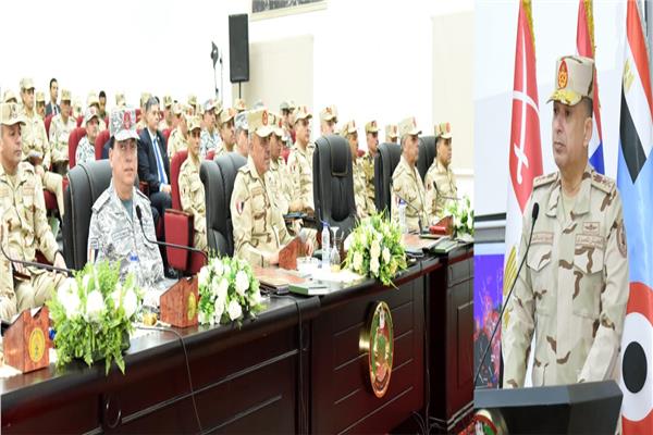 وزير الدفاع يشهد تنفيذ المرحلة الرئيسية لمشروع مراكز القيادة التعبوى لقوات الدفاع الجوي