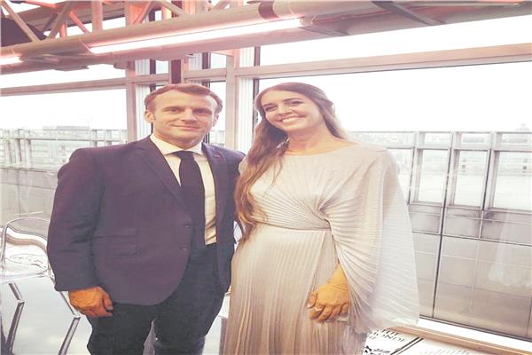 الرئيس الفرنسى ماكرون يلتقى مع الديبانى