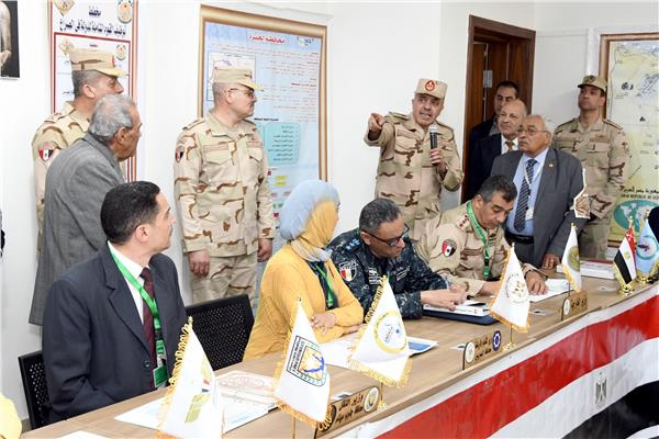 رئيس الأركان يتفقد الأكاديمية العسكرية للدراسات العليا والإستراتيجية بالعاصمة الإدارية
