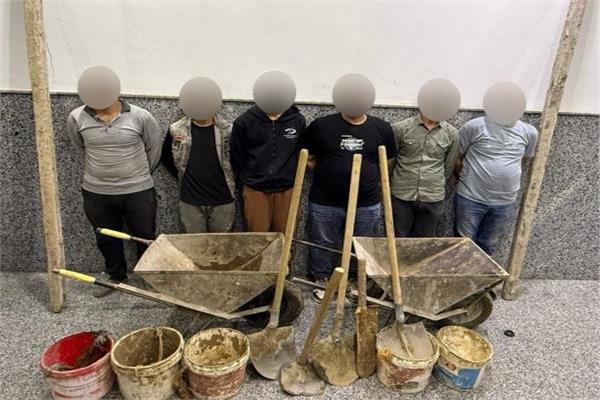 حبس المتهمين بالتنقيب عن الآثار بمنطقة الزيتونة 