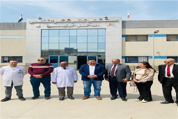 جولة تفقدية لحزب المصريين الأحرار بمستشفى كفر شكر لتعزيز الخدمات الصحية‎