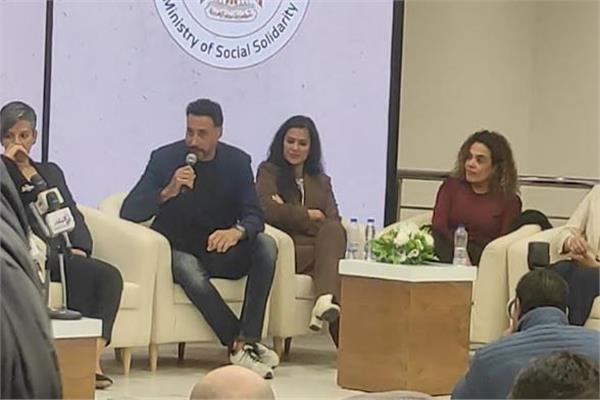 الفنان أحمد السعدني بالشكر لمعالي وزيرة التضامن لدكتورة مايا 