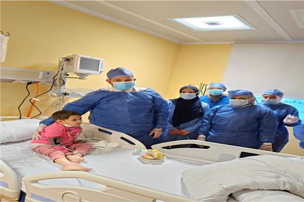 نجاح  إجراء أول عملية زرع نخاع  بمستشفى شفاء الأورمان للأطفال