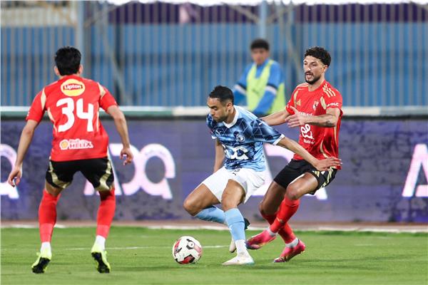 محمد الشيبي خلال مباراة الأهلي