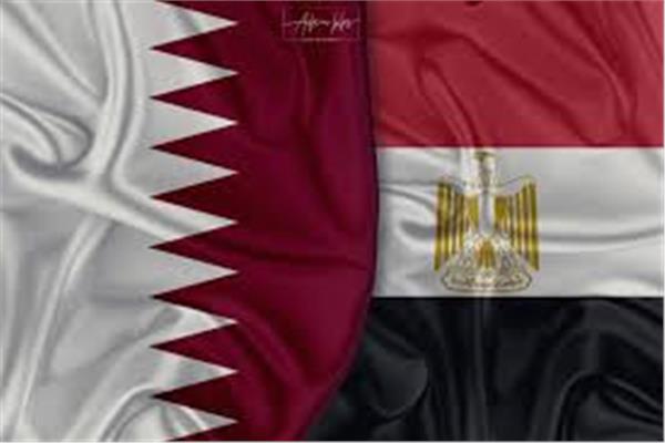 علم مصر وقطر 