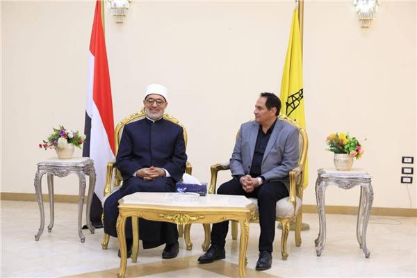 نائب محافظ شمال سيناء يستقبل مفتي الجمهورية