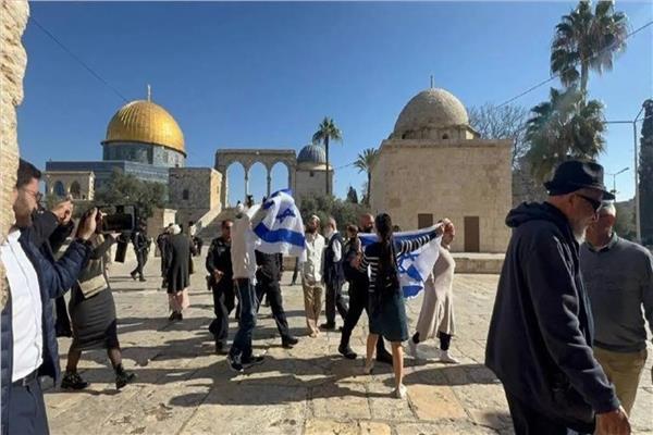 مستوطنون يقتحمون باحات المسجد الأقصى
