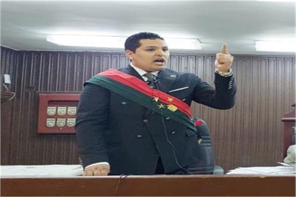 محمد عز العرب وكيل النائب العام بنيابة جنوب بنها الكلية