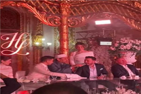 عقد قران هشام جمال وليلى أحمد زاهر