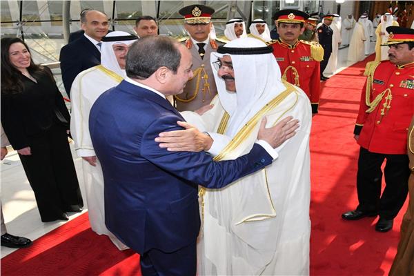 الرئيس السيسي وأمير الكويت 