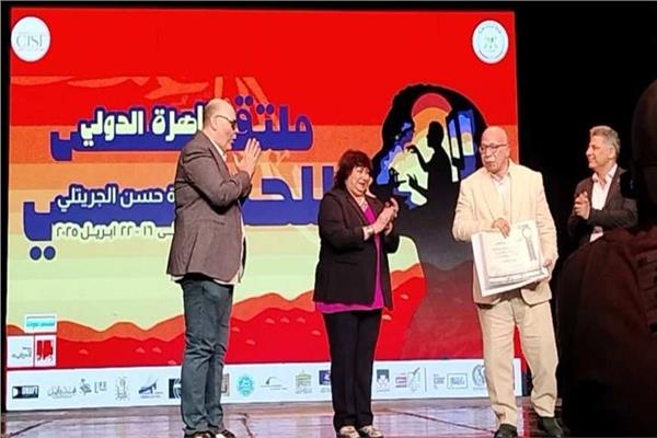 وتكريم سيد رجب وشريف دسوقي في ملتقي الحكي