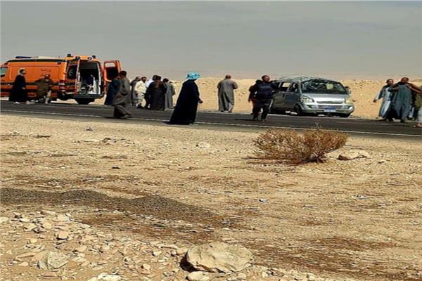  ضحايا حادث صحراوي قنا ب 3 سيدات