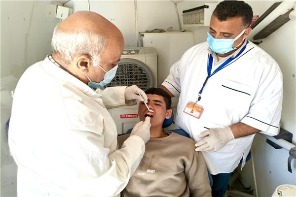 قافلة طبية مجانية بقرية نجم بمركز مطاي