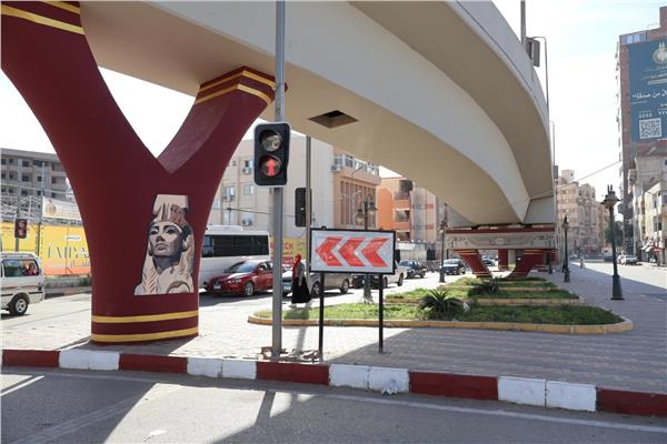 تطوير الميادين والشوارع الرئيسية بسوهاج 