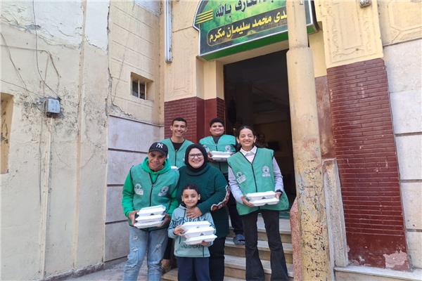 وجبات غذائية جاهزة لأهالي البحيرة