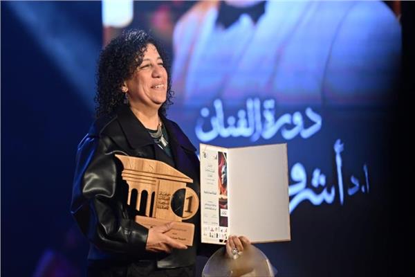 تكريم سماء إبراهيم في مهرجان الفضاءات المسرحية