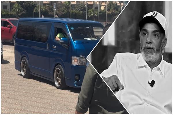 وصول جثمان سليمان عيد إلى المسجد الكبير بمدينة الشيخ زايد