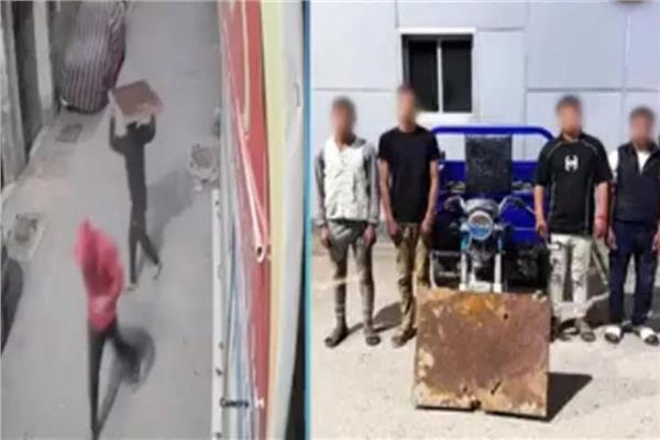 المتهمين والمضبوطات 