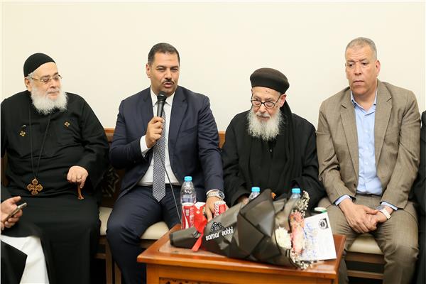 نائب محافظ الغربية يزور  كنيسة مارجرجس