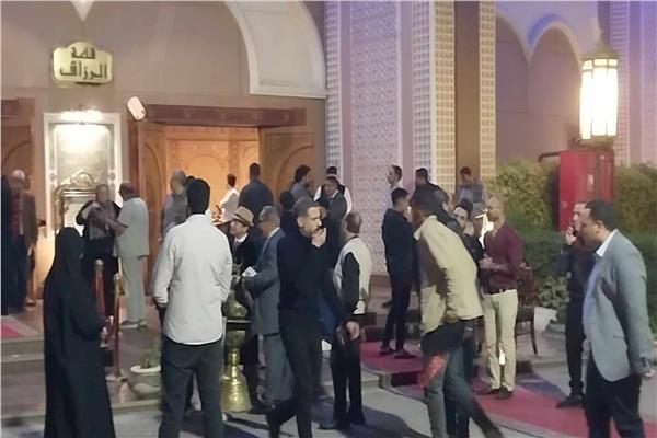 محمد فراج يقع في موقف محرج في عزاء سليمان عيد