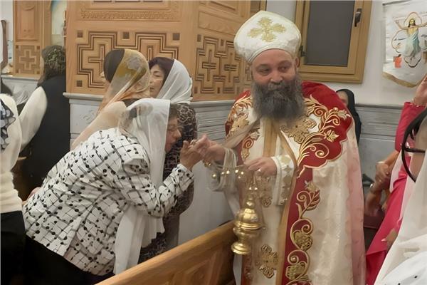 قداس عيد القيامة المجيد في كنيسة العذراء مريم بكرموز