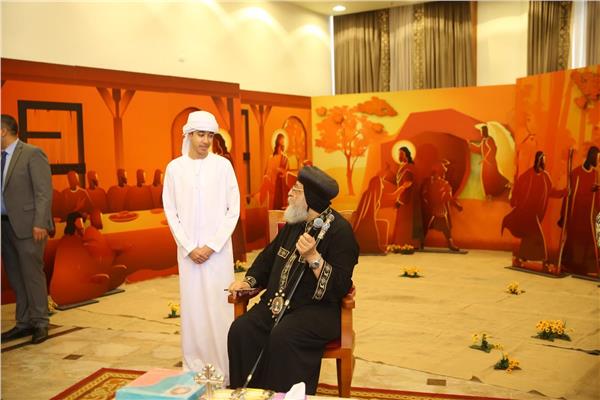الطفل الإماراتي أحمد الهاشمي في ضيافة قداسة البابا تواضروس